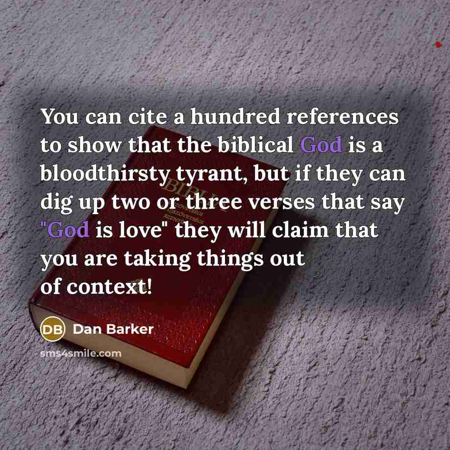 “You can cite a hundred references to show that the…” quote by Dan Barker