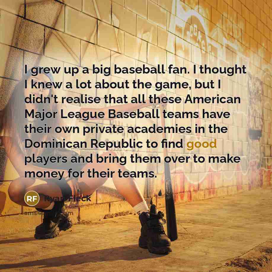 “I grew up a big baseball fan. I thought I…” quote by Ryan Fleck