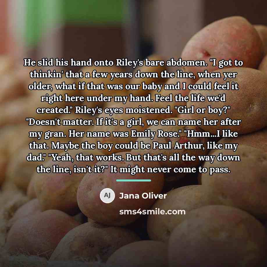 “He slid his hand onto Riley's bare abdomen. "I got…” quote by Jana Oliver