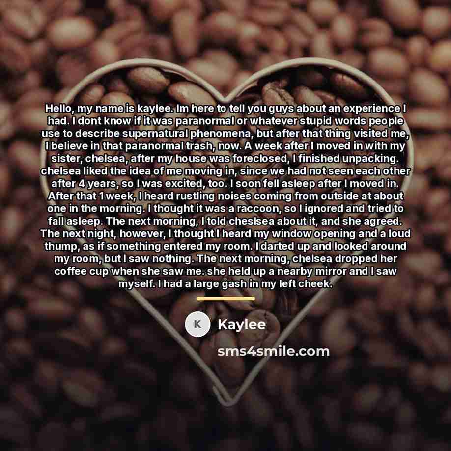 “Hello, my name is kaylee. Im here to tell you…” quote by Kaylee