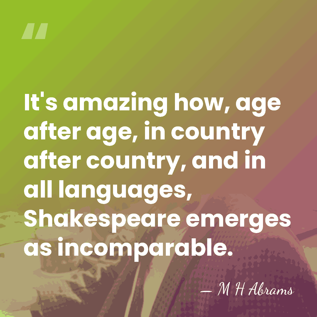 It's amazing how, age after age, in country after country, and in&hellip; - M H Abrams