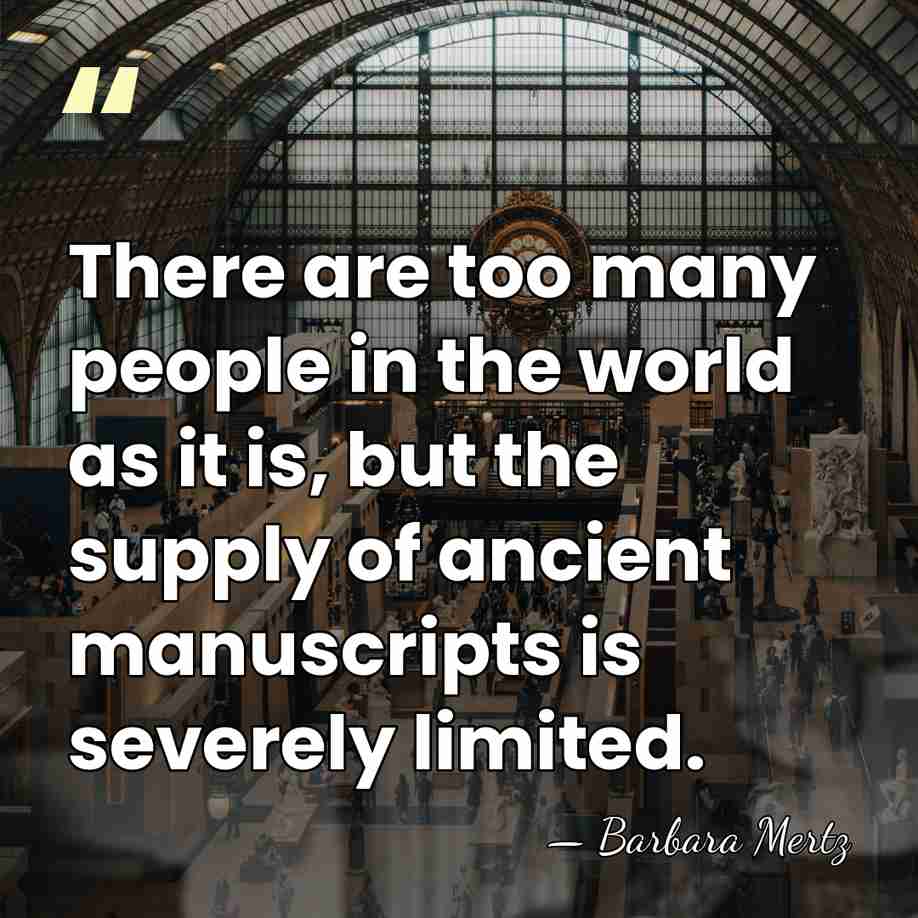 There are too many people in the world as it is, but&hellip; - Barbara Mertz
