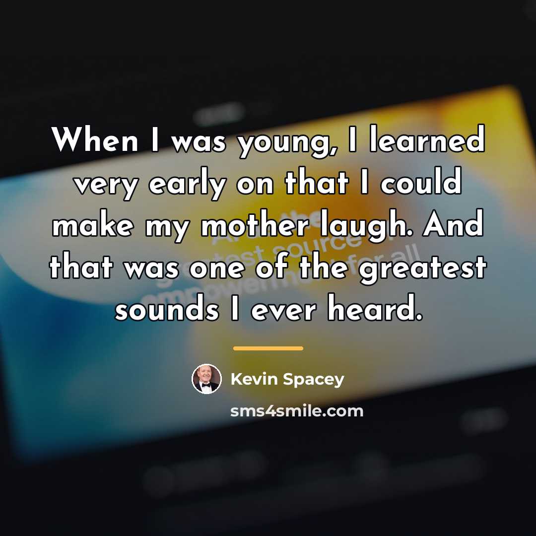 “When I was young, I learned very early on that…” quote by Kevin Spacey