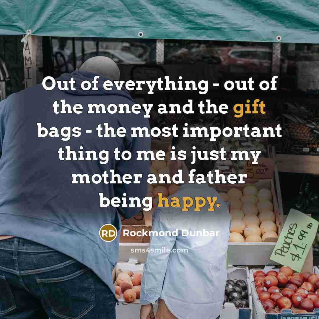 “Out of everything - out of the money and the…” quote by Rockmond Dunbar