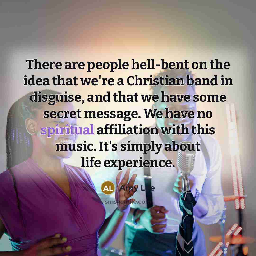 “There are people hell-bent on the idea that we're a…” quote by Amy Lee