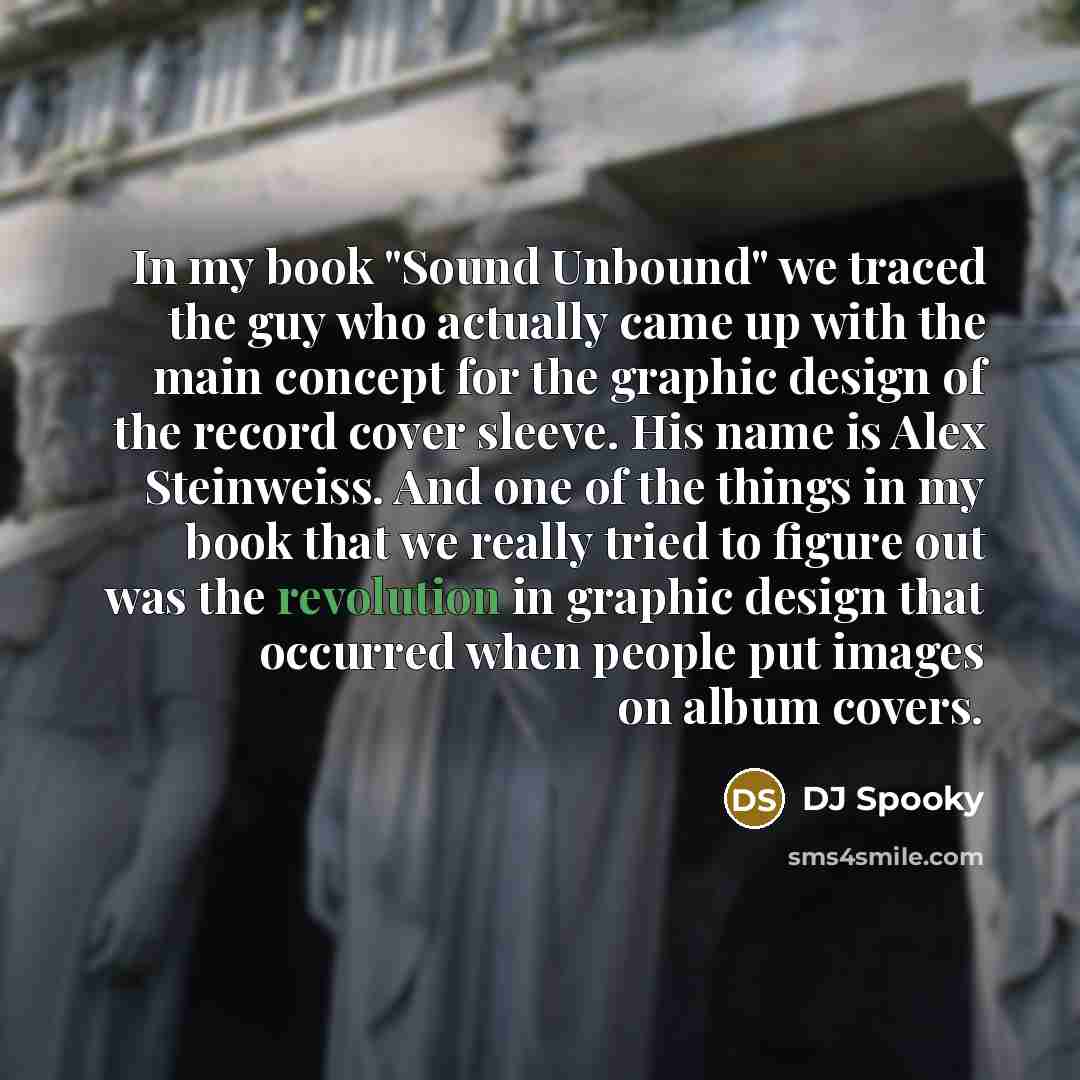 “In my book "Sound Unbound" we traced the guy who…” quote by DJ Spooky