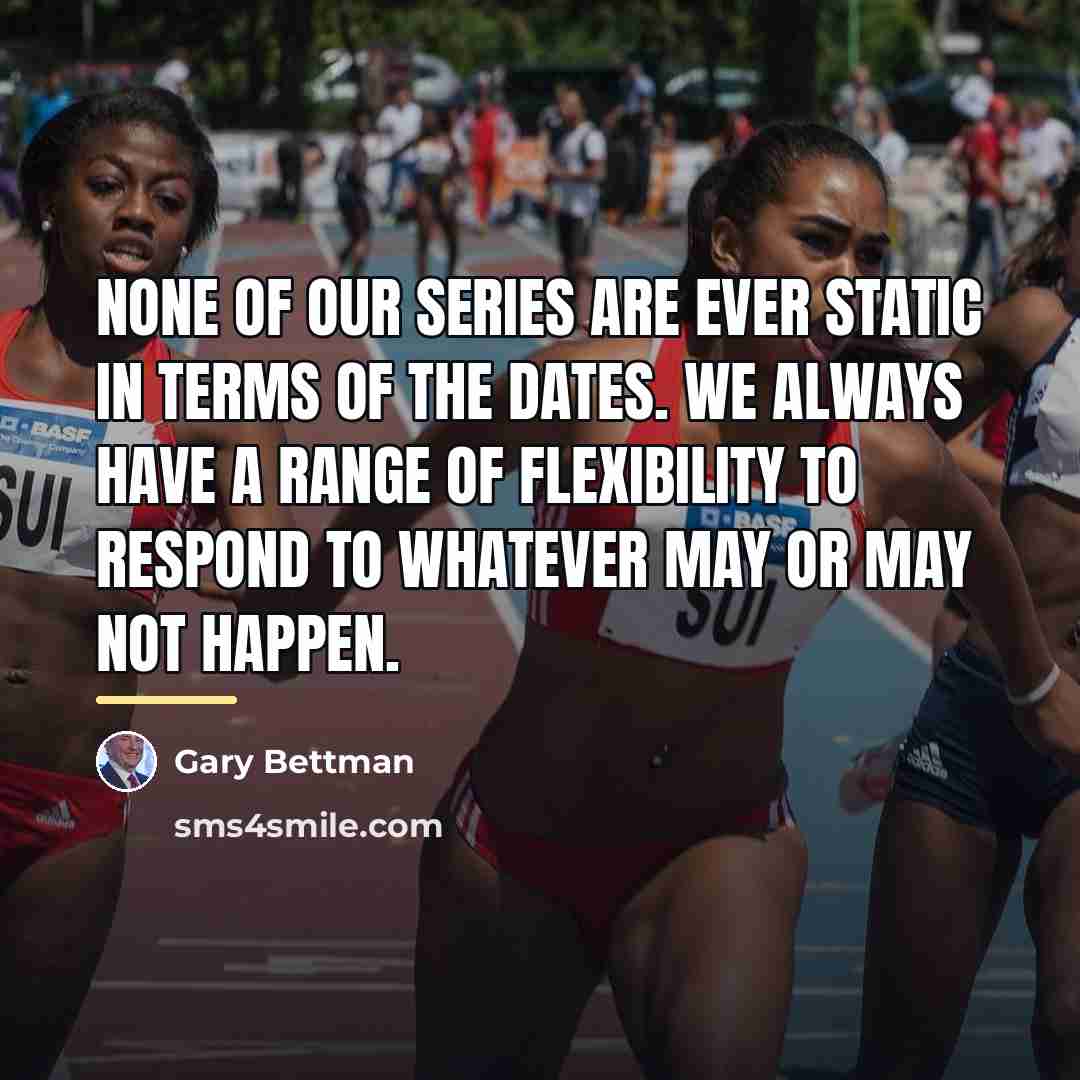 “None of our series are ever static in terms of…” quote by Gary Bettman