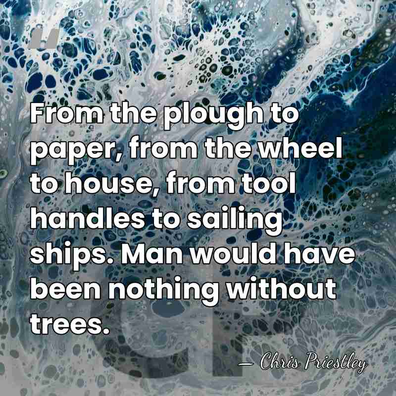 From the plough to paper, from the wheel to house, from tool&hellip; - Chris Priestley