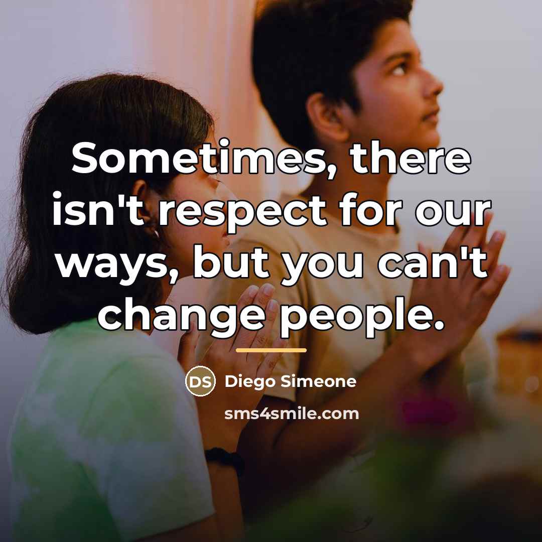 “Sometimes, there isn't respect for our ways, but you can't…” quote by Diego Simeone