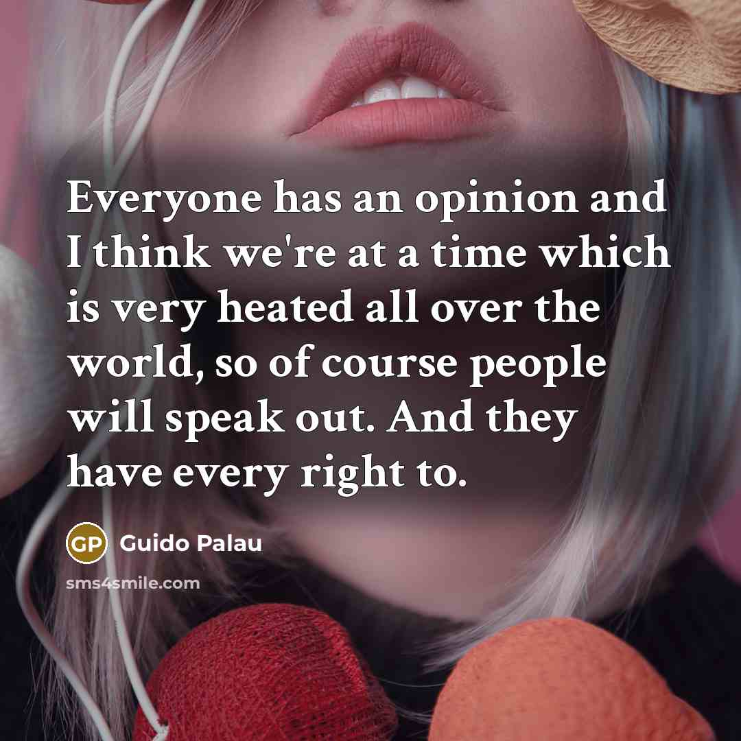 “Everyone has an opinion and I think we're at a…” quote by Guido Palau