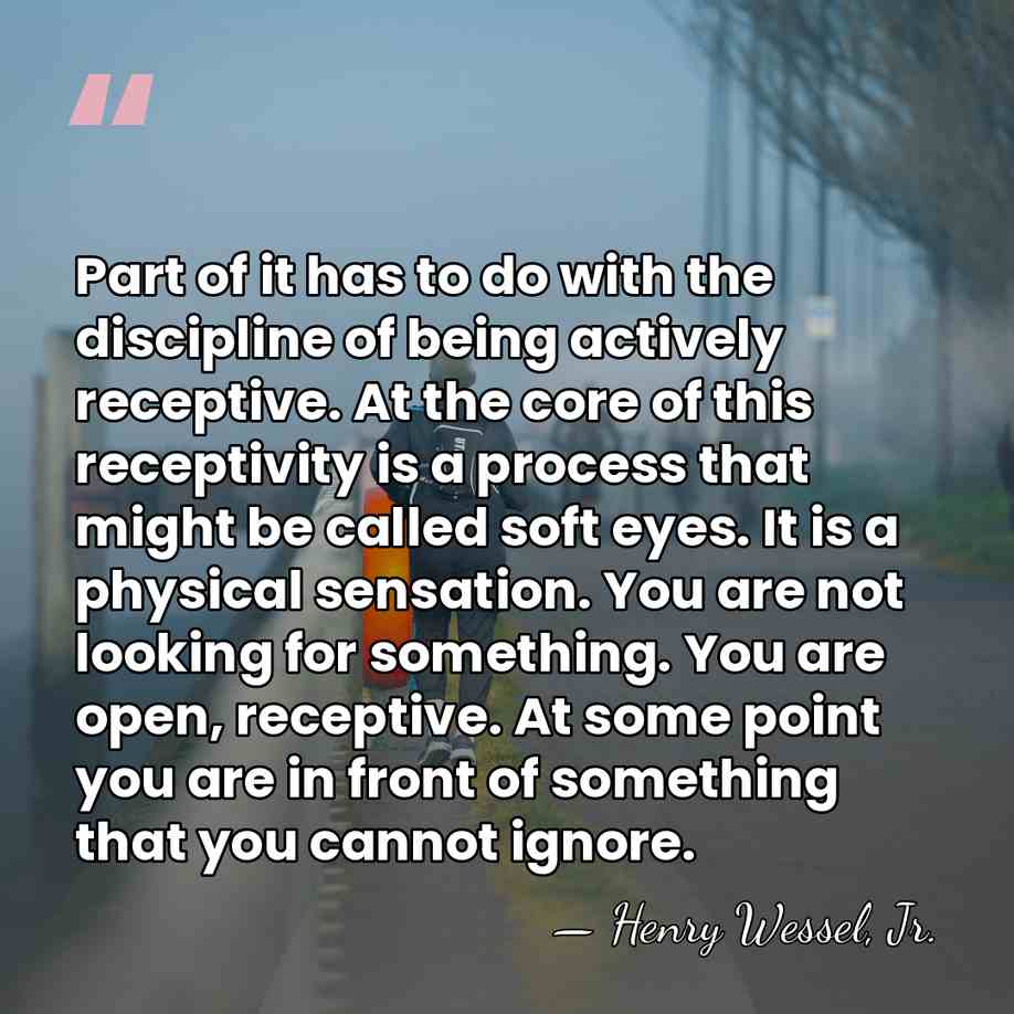 Part of it has to do with the discipline of being actively&hellip; - Henry Wessel, Jr.