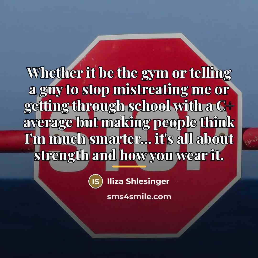 “Whether it be the gym or telling a guy to…” quote by Iliza Shlesinger