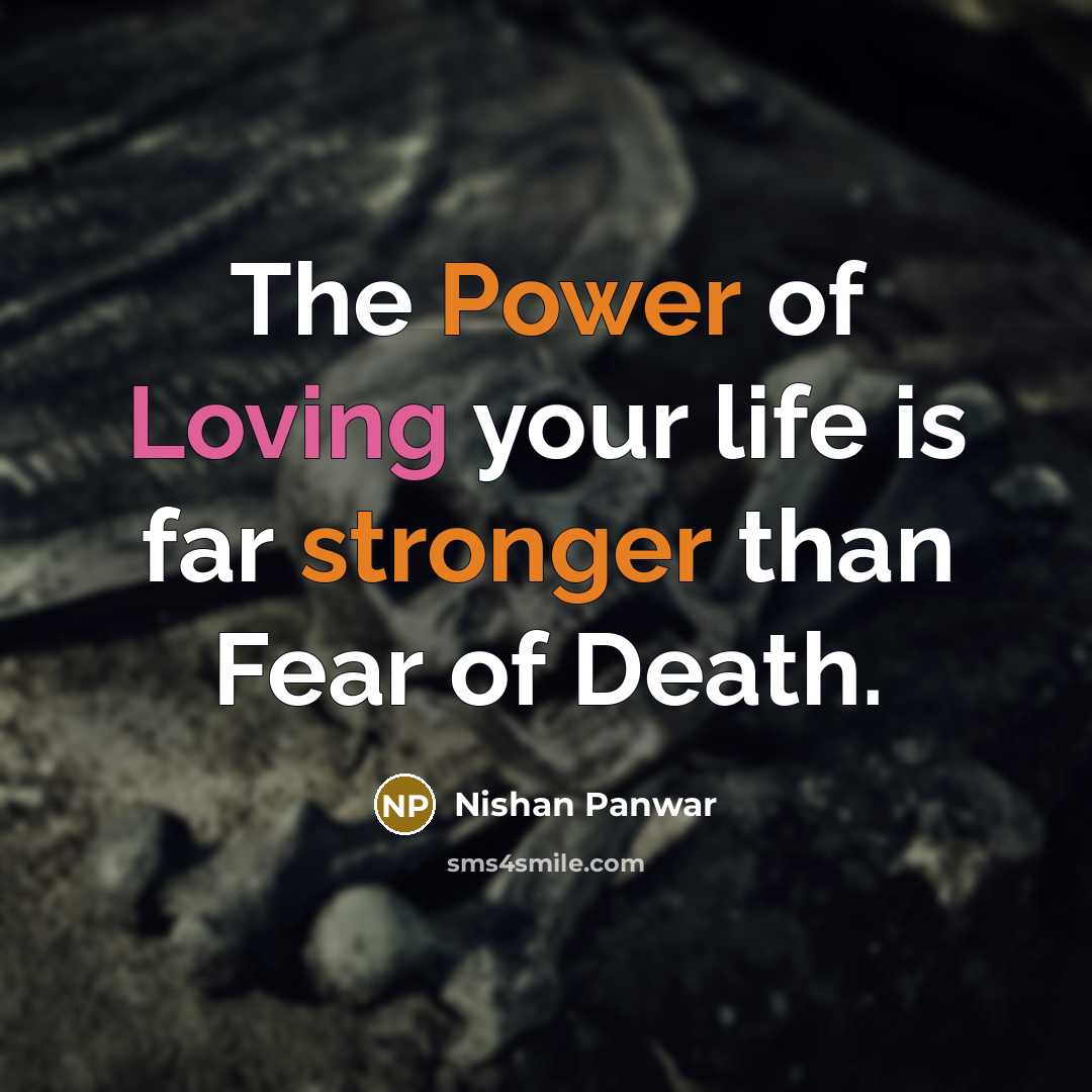 “The Power of Loving your life is far stronger than…” quote by Nishan Panwar