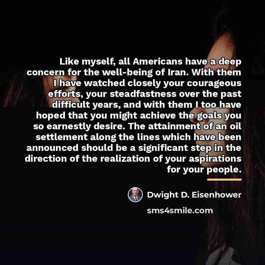 “Like myself, all Americans have a deep concern for the…” quote by Dwight D. Eisenhower