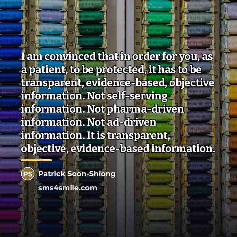 “I am convinced that in order for you, as a…” quote by Patrick Soon-Shiong