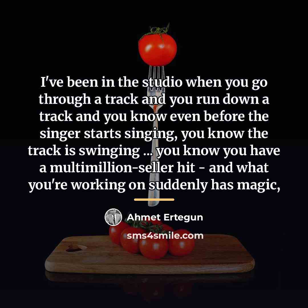 “I've been in the studio when you go through a…” quote by Ahmet Ertegun