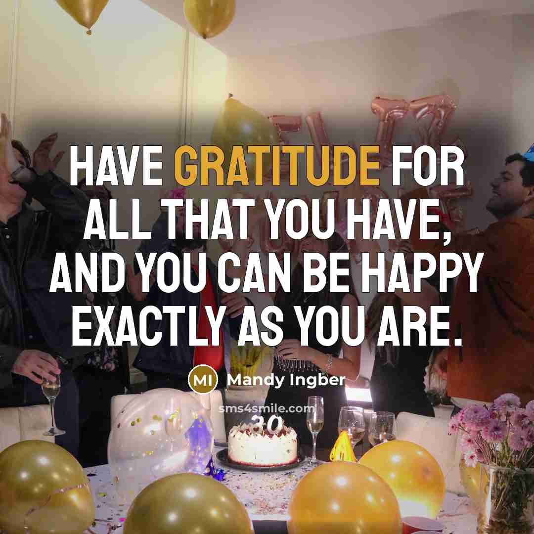 “Have gratitude for all that you have, and you can…” quote by Mandy Ingber