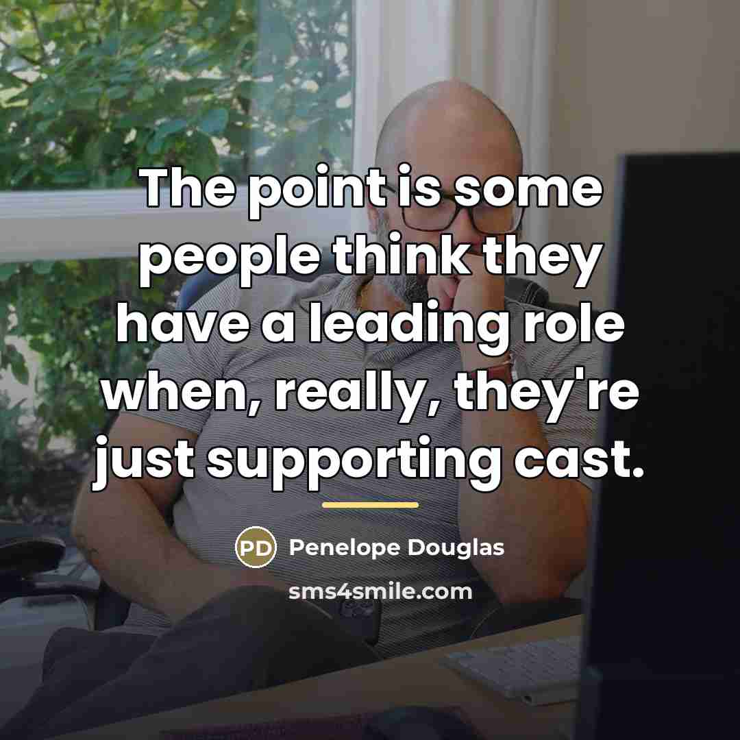 “The point is some people think they have a leading…” quote by Penelope Douglas