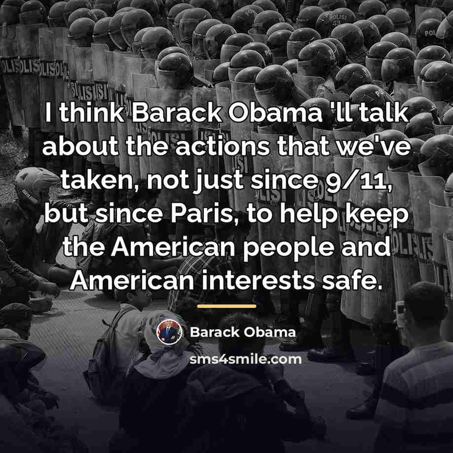 “I think Barack Obama 'll talk about the actions that…” quote by Barack Obama