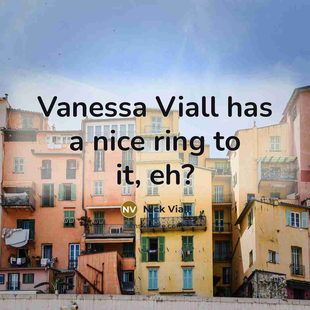 “Vanessa Viall has a nice ring to it, eh?…” quote by Nick Viall