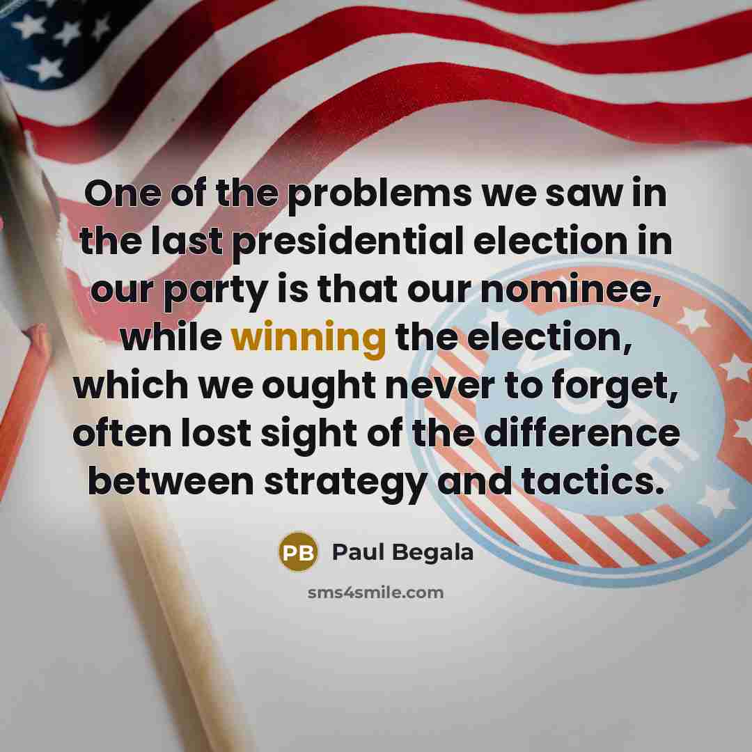“One of the problems we saw in the last presidential…” quote by Paul Begala