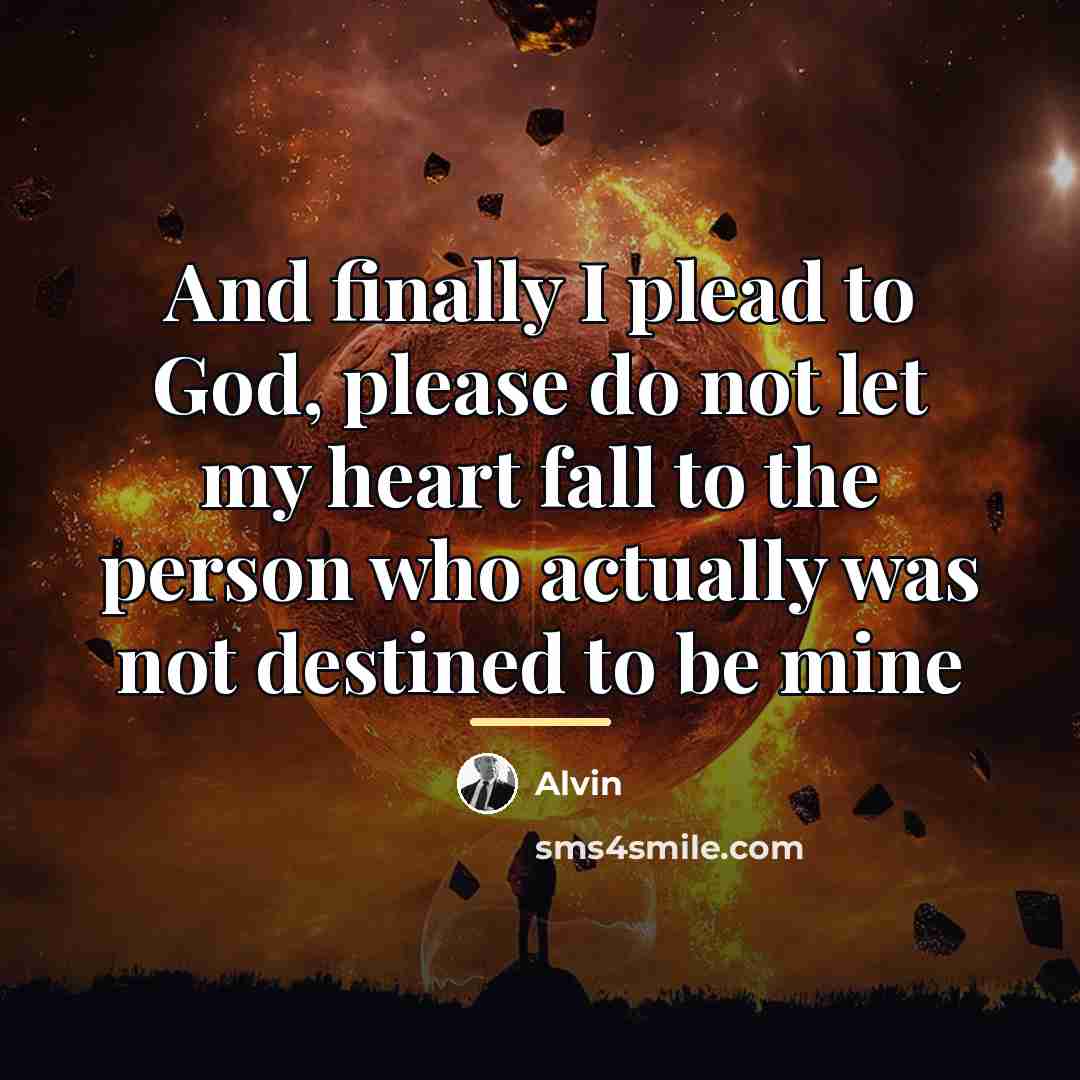 “And finally I plead to God, please do not let…” quote by Alvin