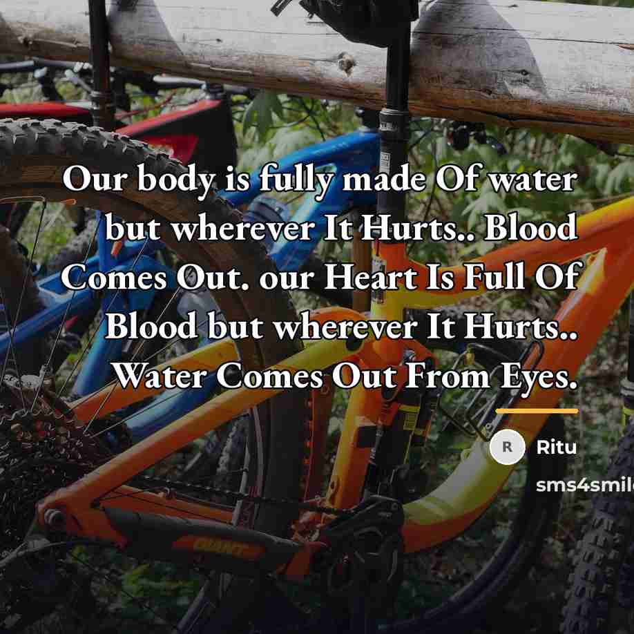 “Our body is fully made Of water but wherever It…” quote by Ritu