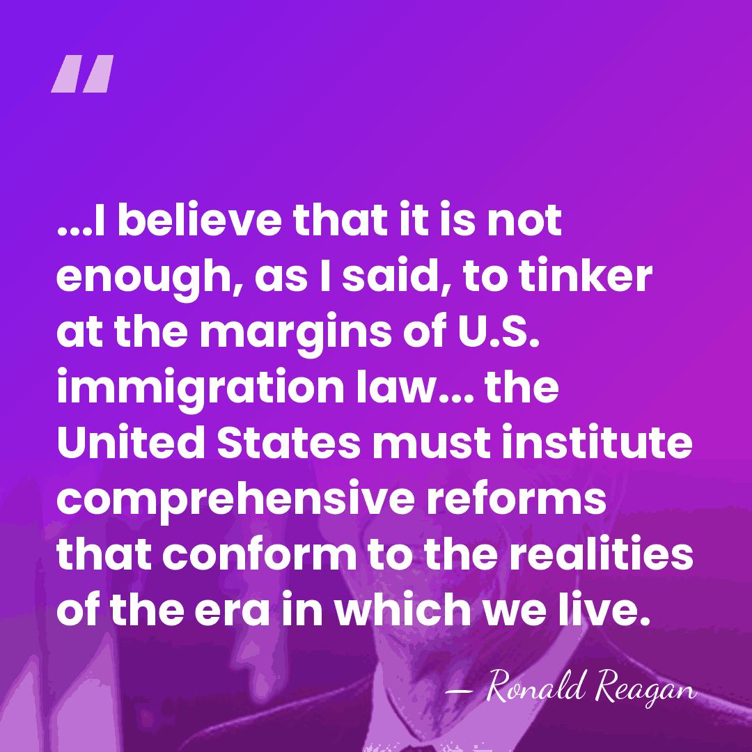 ...I believe that it is not enough, as I said, to tinker&hellip; - Ronald Reagan