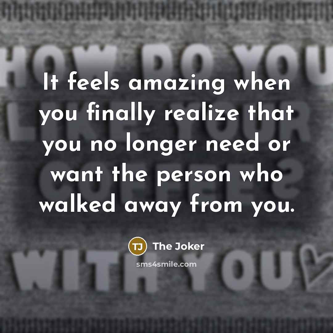“It feels amazing when you finally realize that you no…” quote by The Joker