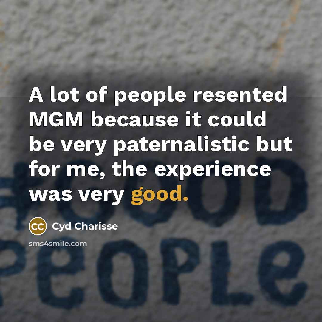 “A lot of people resented MGM because it could be…” quote by Cyd Charisse
