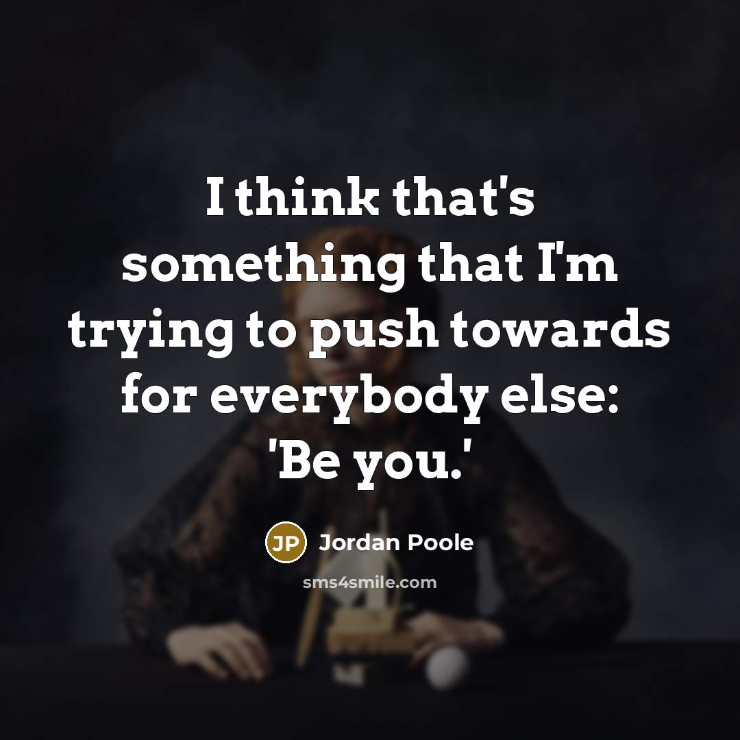 “I think that's something that I'm trying to push towards…” quote by Jordan Poole