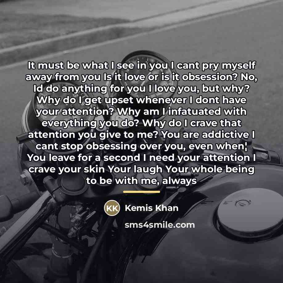 “It must be what I see in you I cant…” quote by Kemis Khan