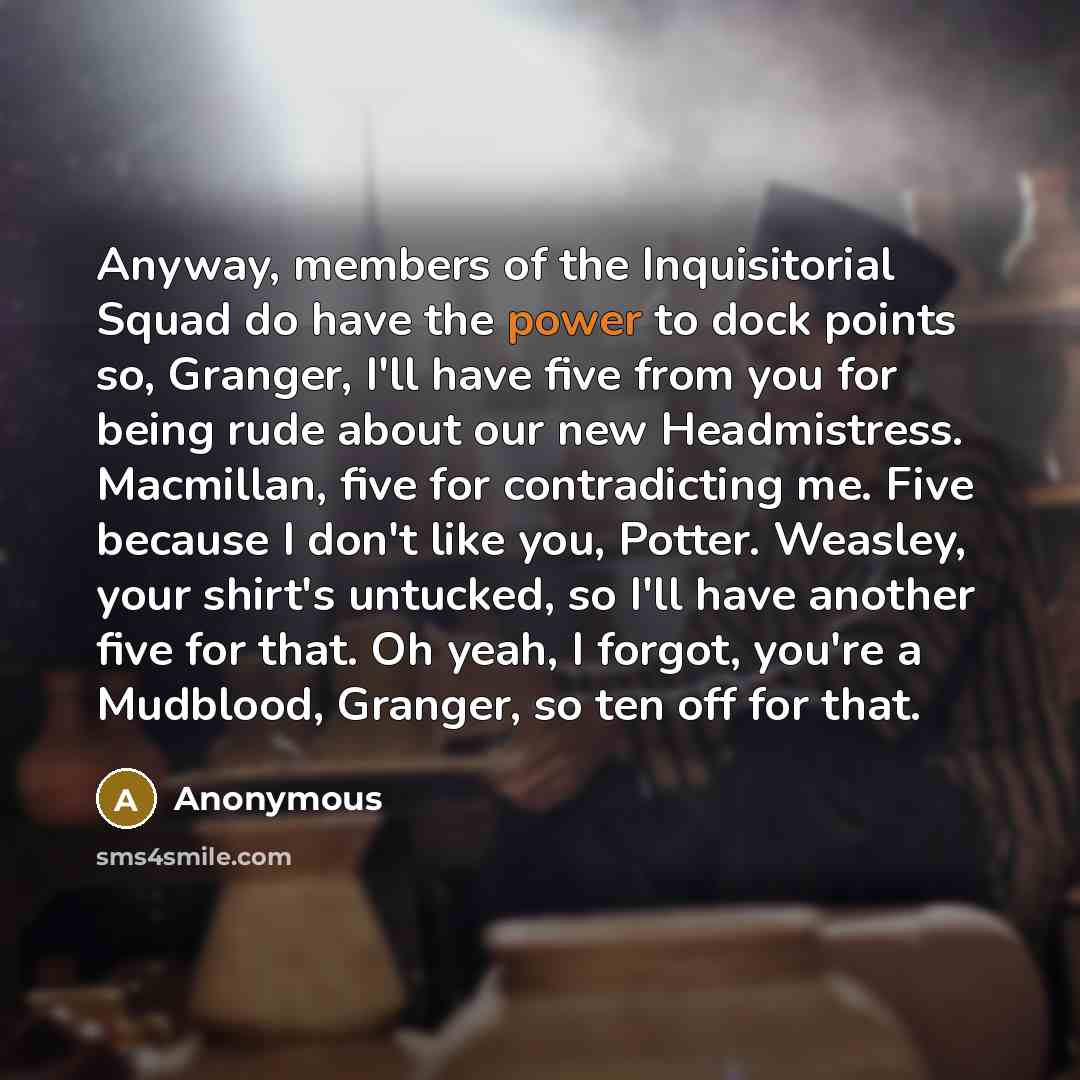 “Anyway, members of the Inquisitorial Squad do have the power…” quote by Anonymous