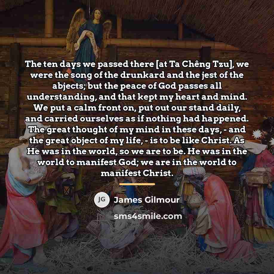 “The ten days we passed there [at Ta Chêng Tzu],…” quote by James Gilmour