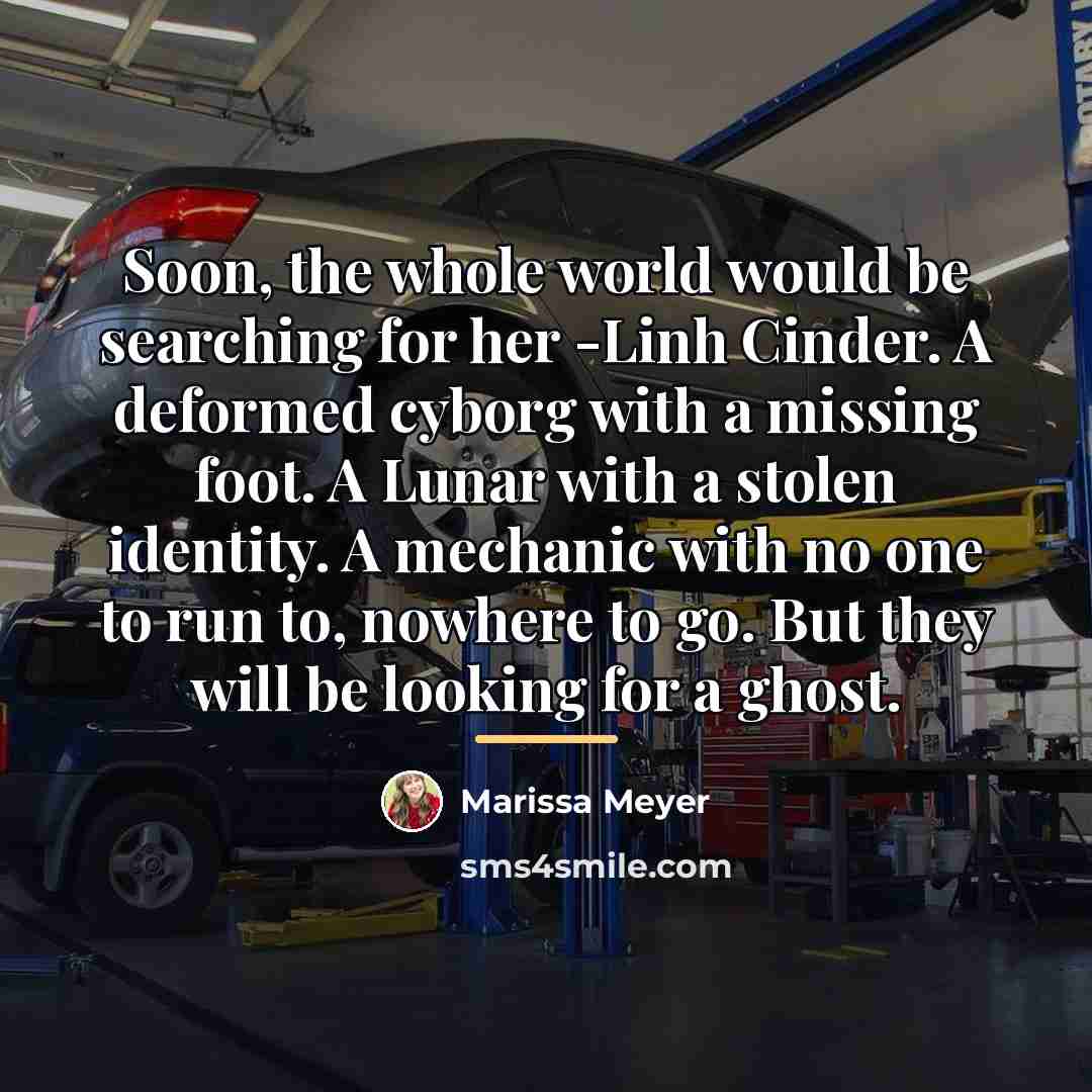 “Soon, the whole world would be searching for her -Linh…” quote by Marissa Meyer