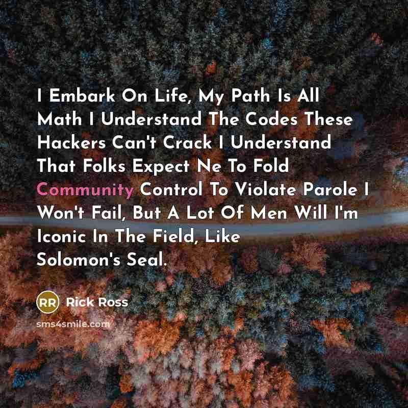 “I Embark On Life, My Path Is All Math I…” quote by Rick Ross