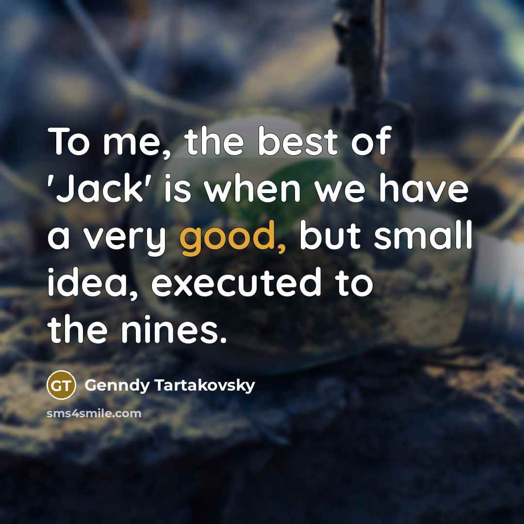 “To me, the best of 'Jack' is when we have…” quote by Genndy Tartakovsky