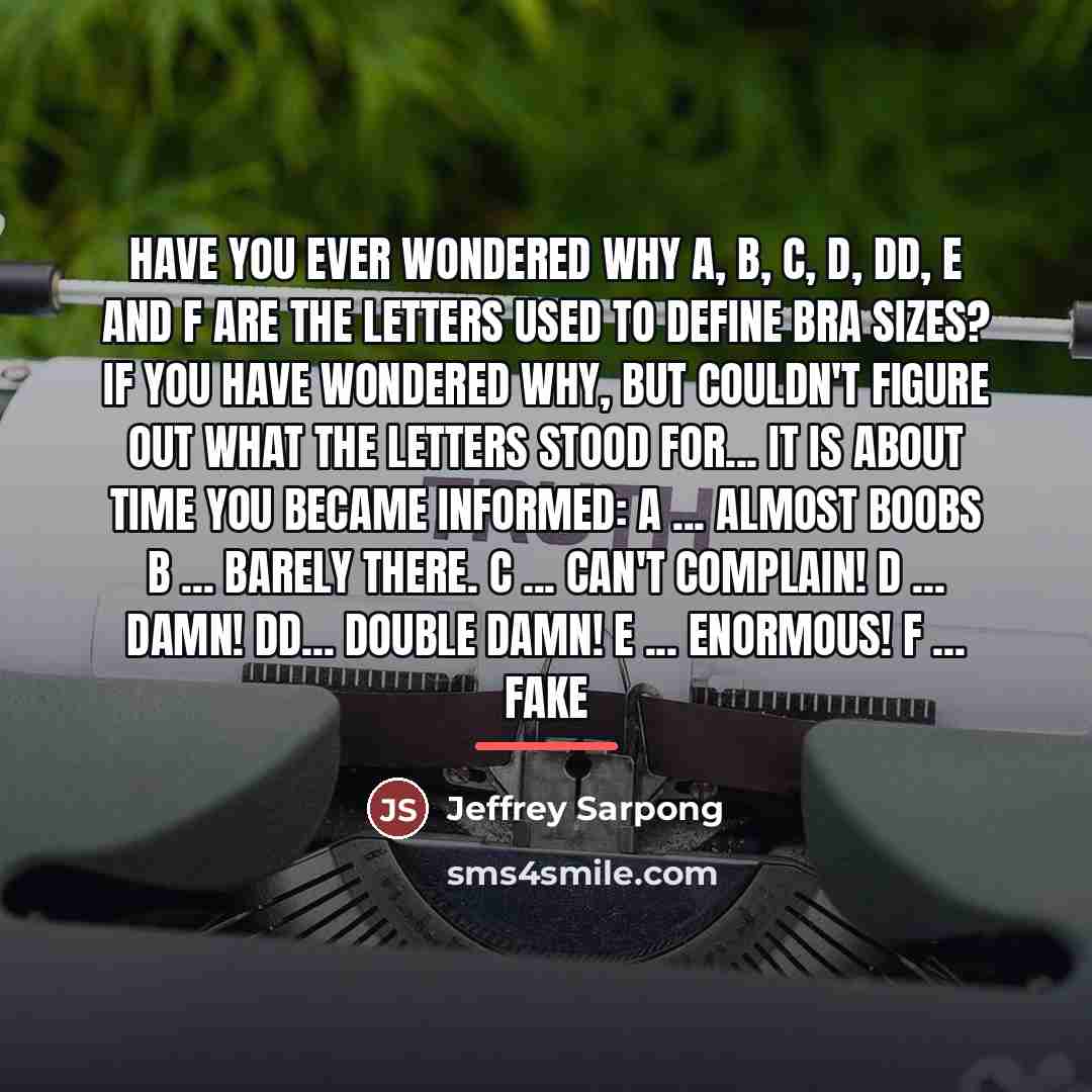 “Have you ever wondered why A, B, C, D, DD,…” quote by Jeffrey Sarpong