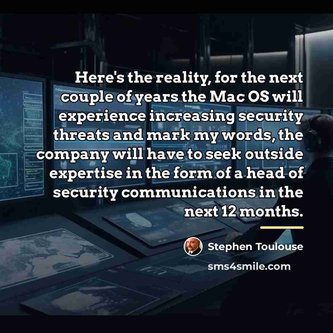 “Here's the reality, for the next couple of years the…” quote by Stephen Toulouse