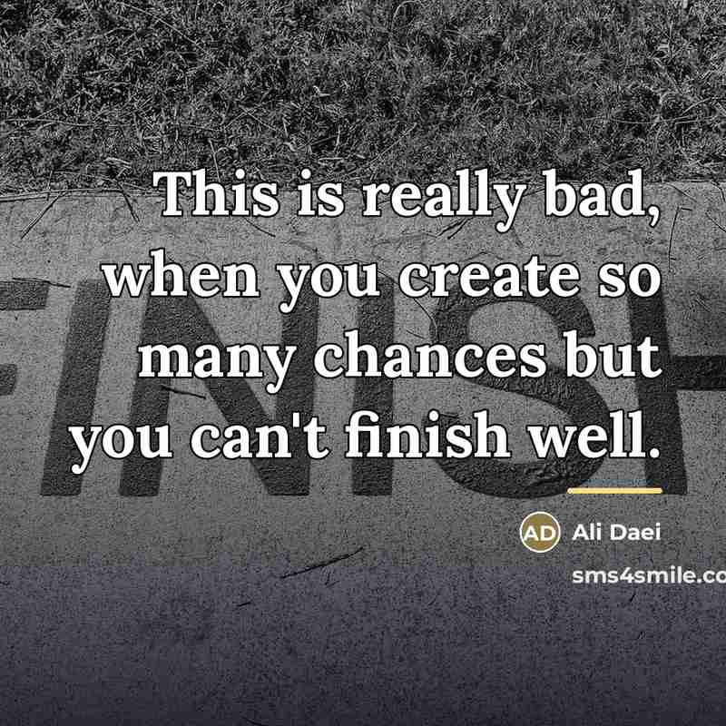 “This is really bad, when you create so many chances…” quote by Ali Daei
