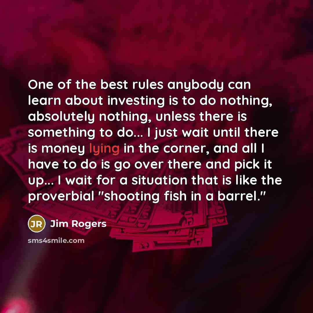 “One of the best rules anybody can learn about investing…” quote by Jim Rogers