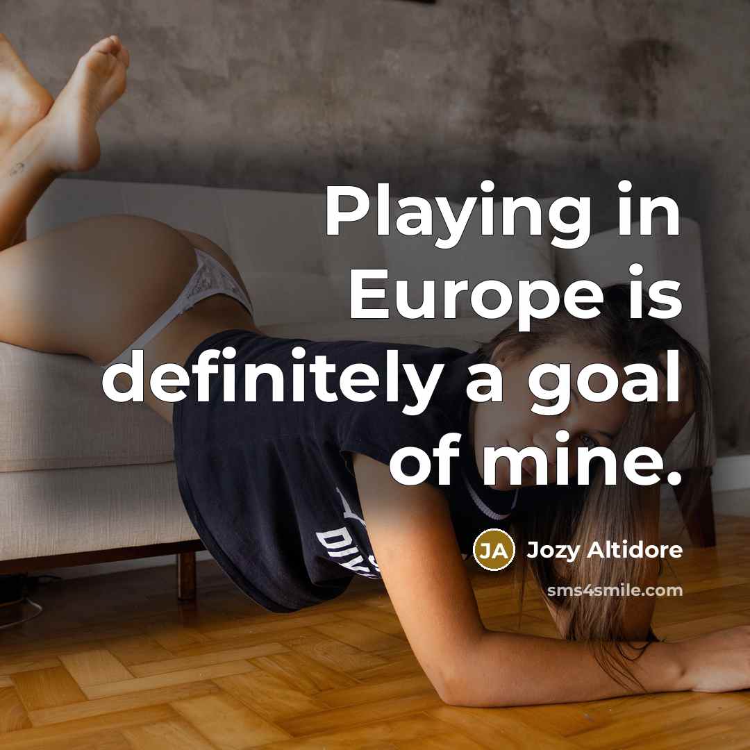 “Playing in Europe is definitely a goal of mine.…” quote by Jozy Altidore