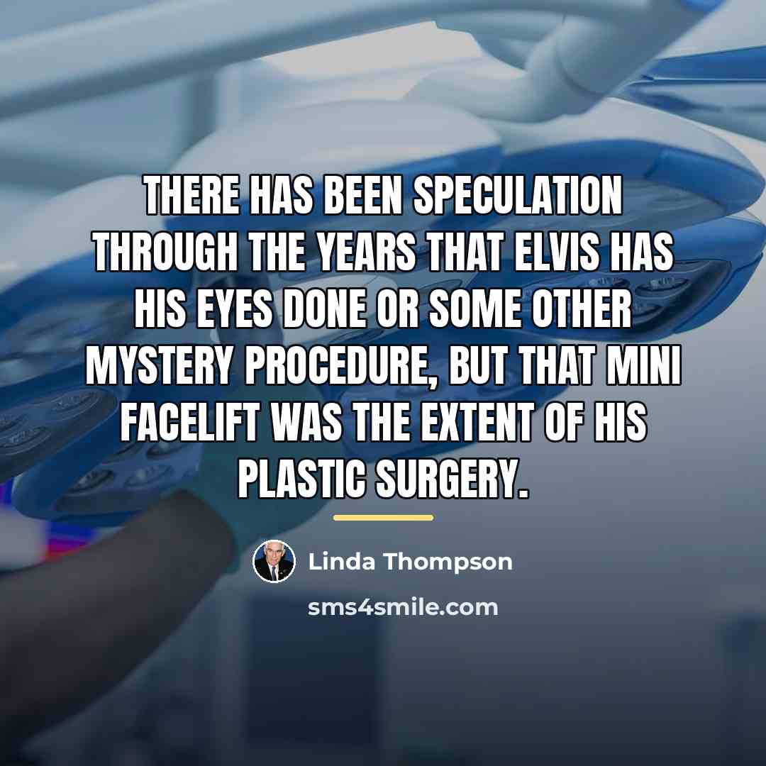 “There has been speculation through the years that Elvis has…” quote by Linda Thompson