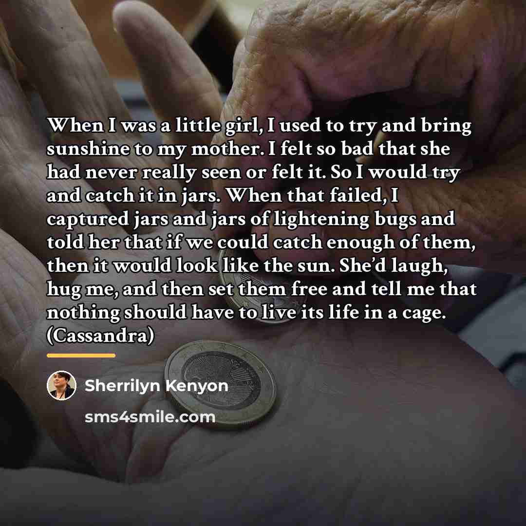 “When I was a little girl, I used to try…” quote by Sherrilyn Kenyon