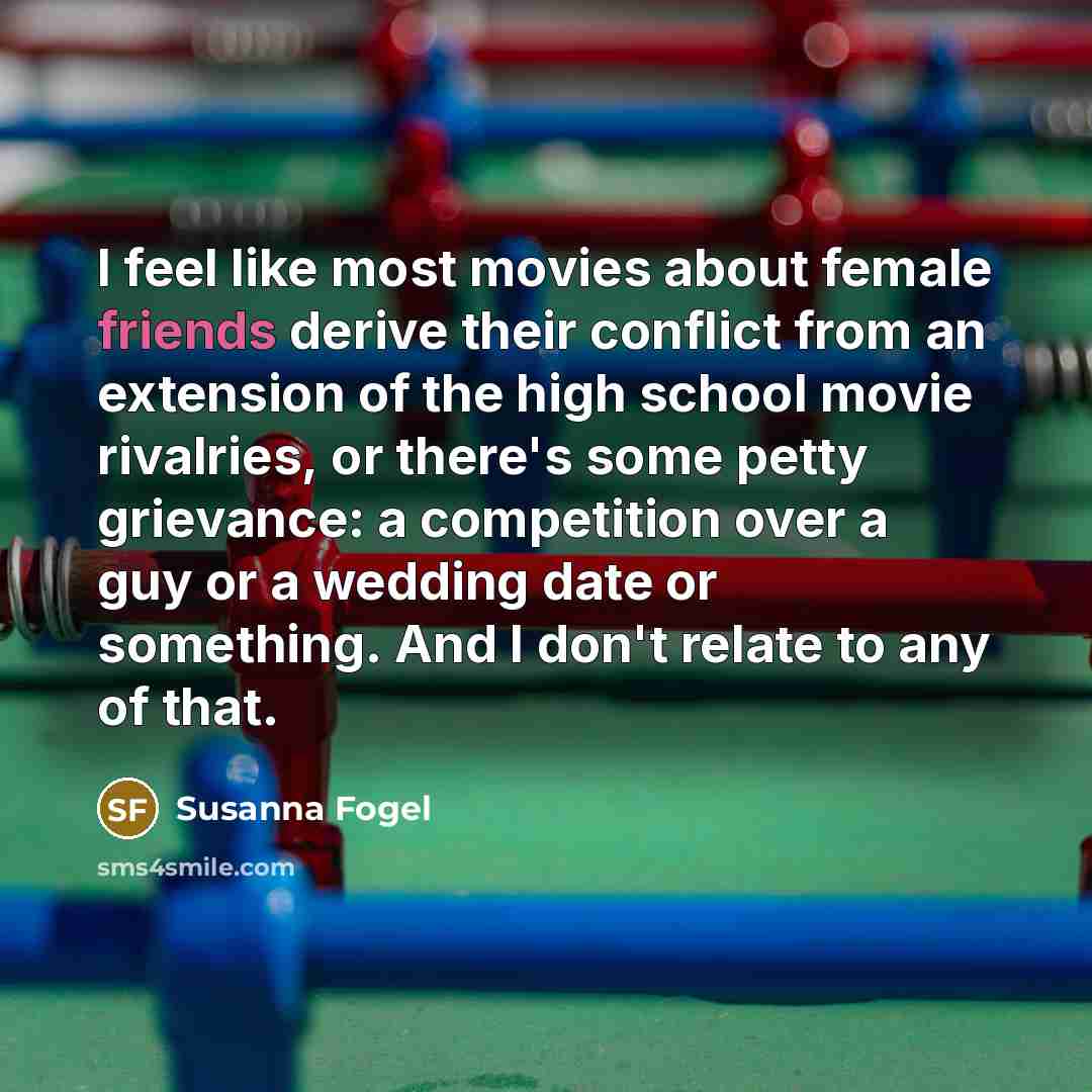 “I feel like most movies about female friends derive their…” quote by Susanna Fogel