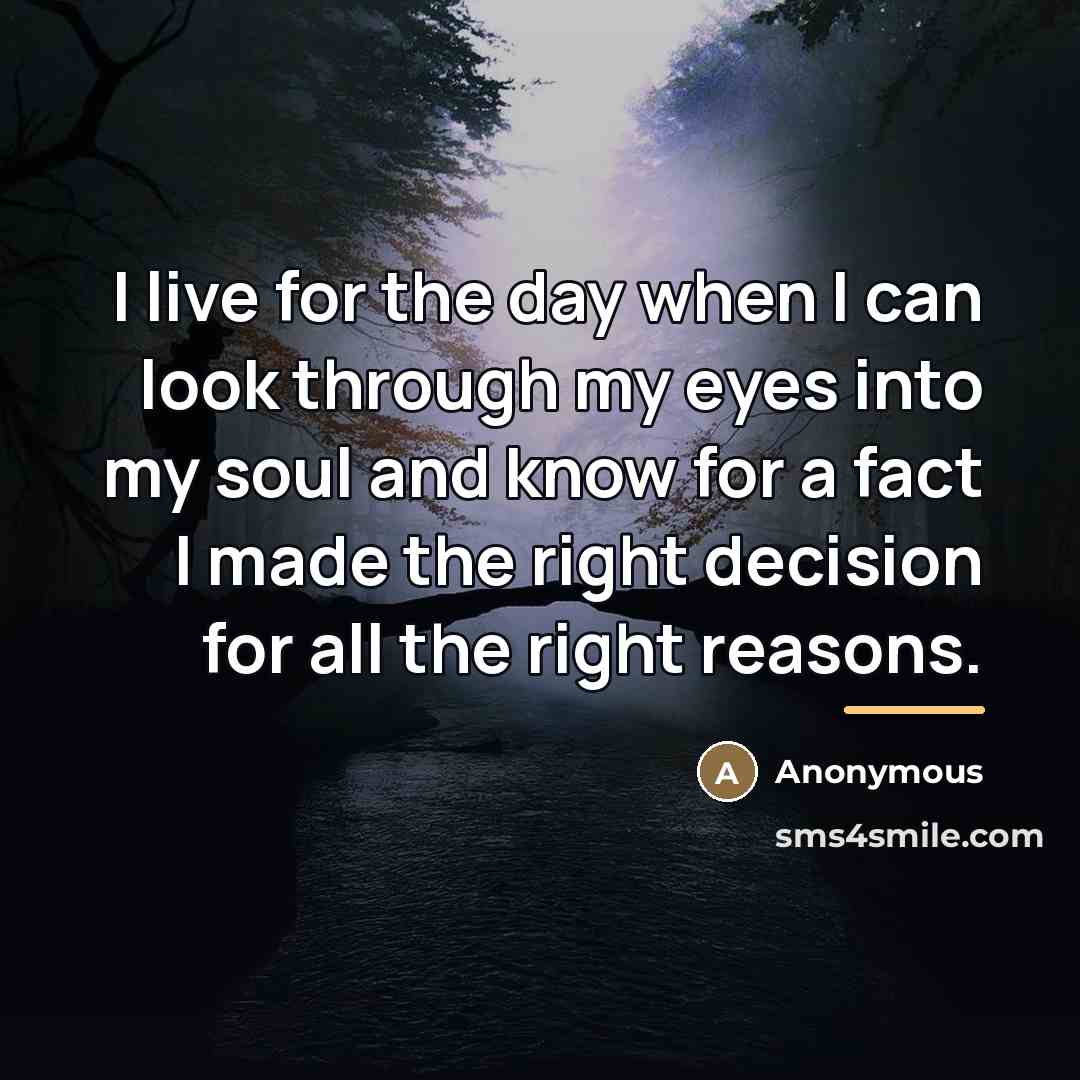 “I live for the day when I can look through…” quote by Anonymous