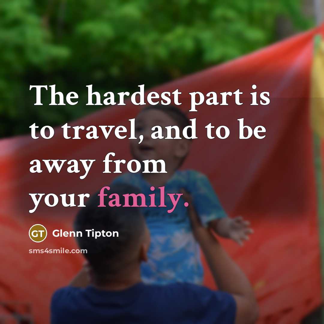 “The hardest part is to travel, and to be away…” quote by Glenn Tipton