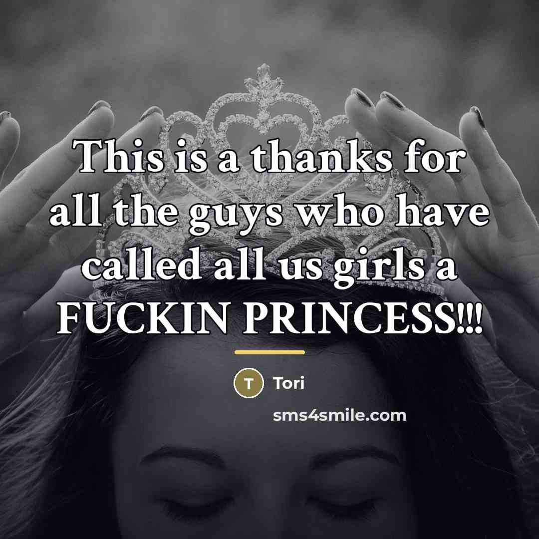“This is a thanks for all the guys who have…” quote by Tori