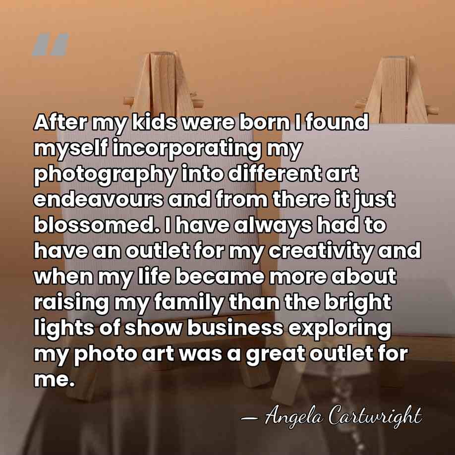 After my kids were born I found myself incorporating my photography into&hellip; - Angela Cartwright