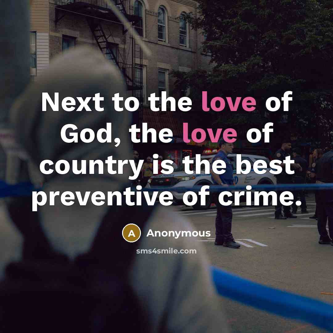“Next to the love of God, the love of country…” quote by Anonymous